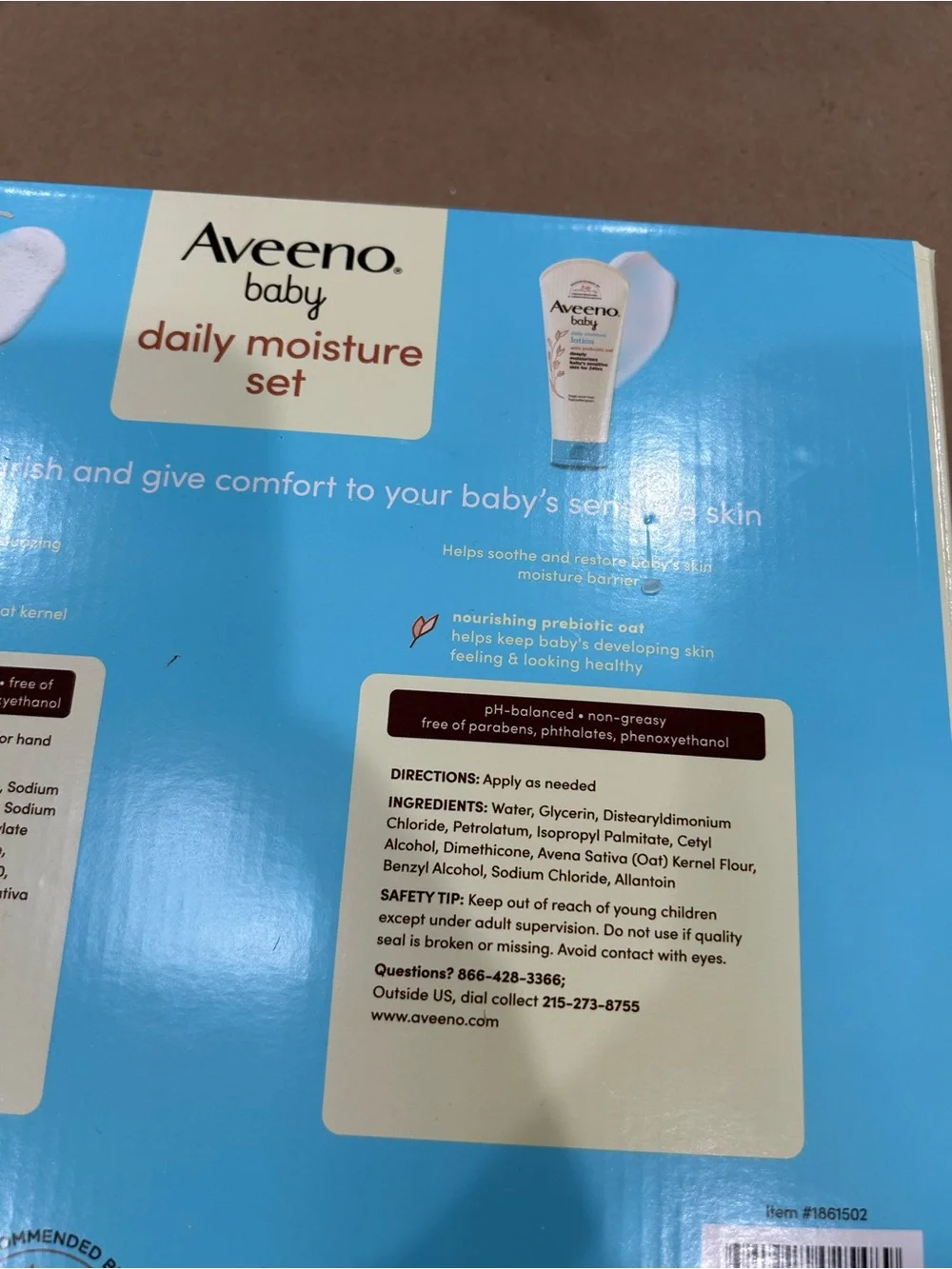 Aveeno Baby Daily body wash and lotion Moisture Set -  value pack